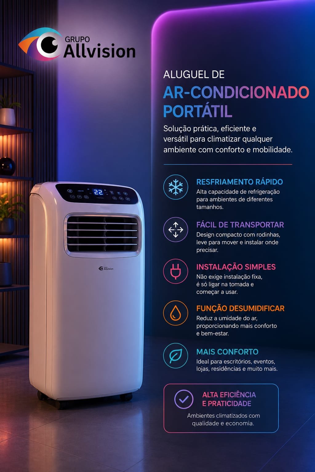 ALUGUEL DE AR-CONDICIONADO EM ARACAJU E TODO SERGIPE